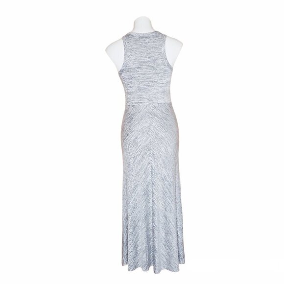 Lou & Grey Heathered Gray Soft Stretchy Comfy Light Maxi Dress - Picture 3 of 4